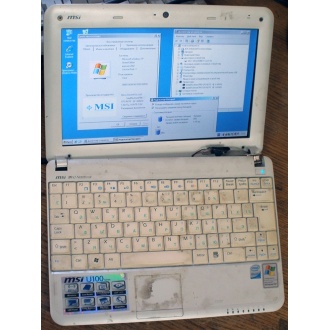 Нетбук MSI Wind U100 (Intel Atom N270 1.66Ghz /1024Mb DDR2 /120Gb /10" 1024x600) - Оренбург